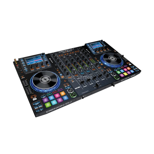 Professioneller DJ Controller leihen bei Rental Hansekontor Wismar mit vielseitigen Steuerungen und RGB Pads