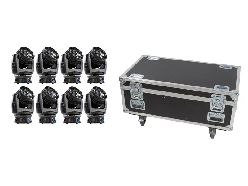 GLP Impression X4S mieten bewegliche Scheinwerfer acht Stück mit robustem Flightcase für Eventbeleuchtung