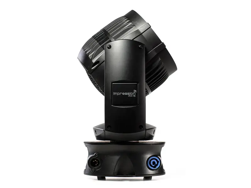 GLP Impression X4S mieten professionelle schwarze Moving Head Bühnenleuchte mit DMX und PowerCon Anschlüssen